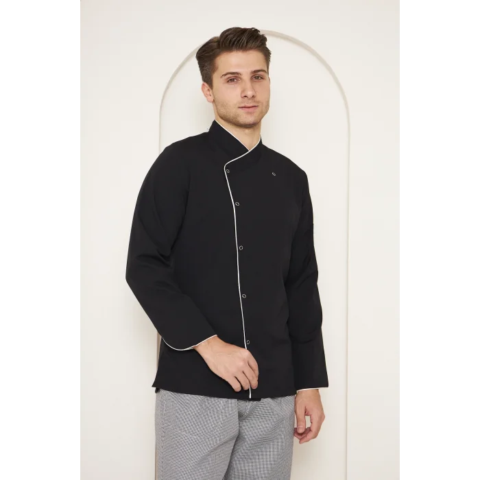 Mervem Siyah Aşçı Ceketi