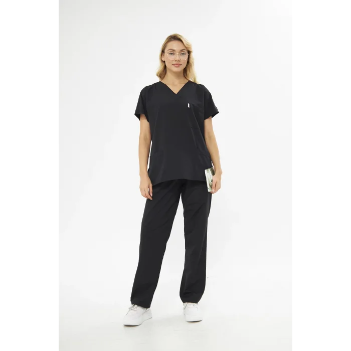 Mervem V Yaka Treecotton Hemşire Takım Scrubs Forma