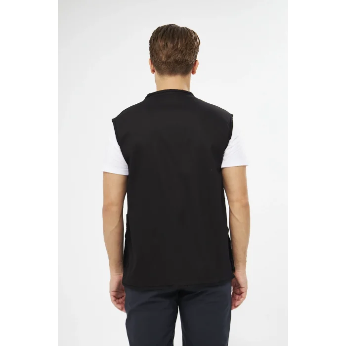 Orange Safety Çok Cepli Lacivert Yelek