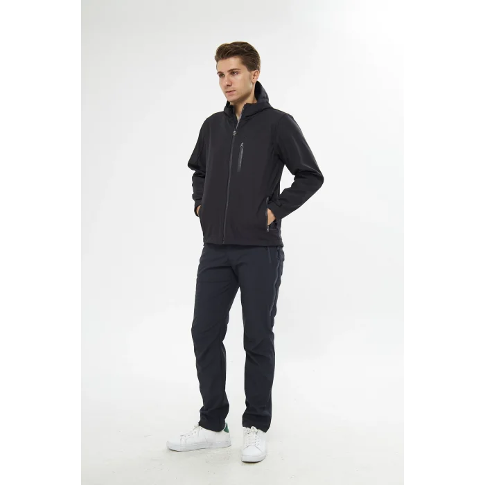 Orange Safety Gri Softshell Mont Ceket ve Pantolon Takım