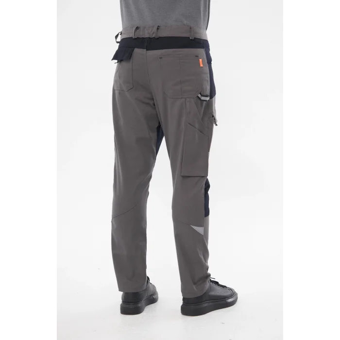 Orange Safety Harman Atak Pantolon Reflektörlü Athens Gri İş Pantolonu