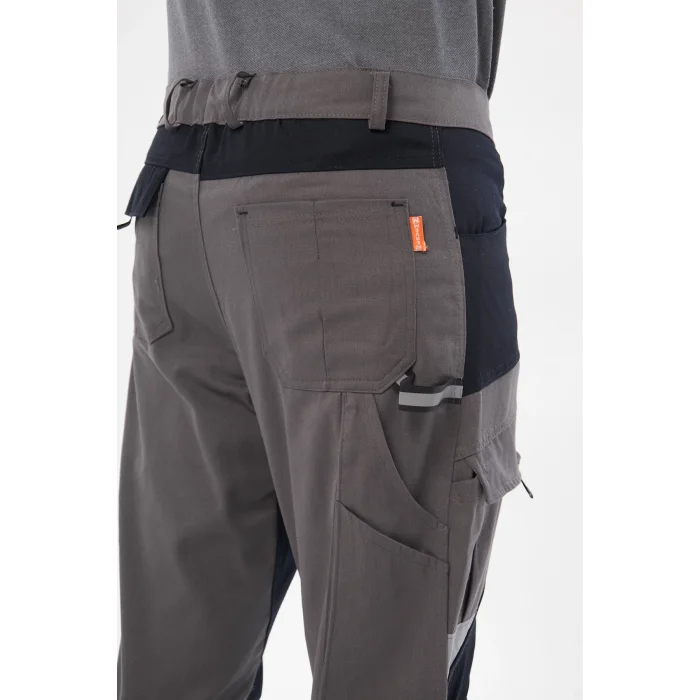 Orange Safety Harman Atak Pantolon Reflektörlü Athens Gri İş Pantolonu