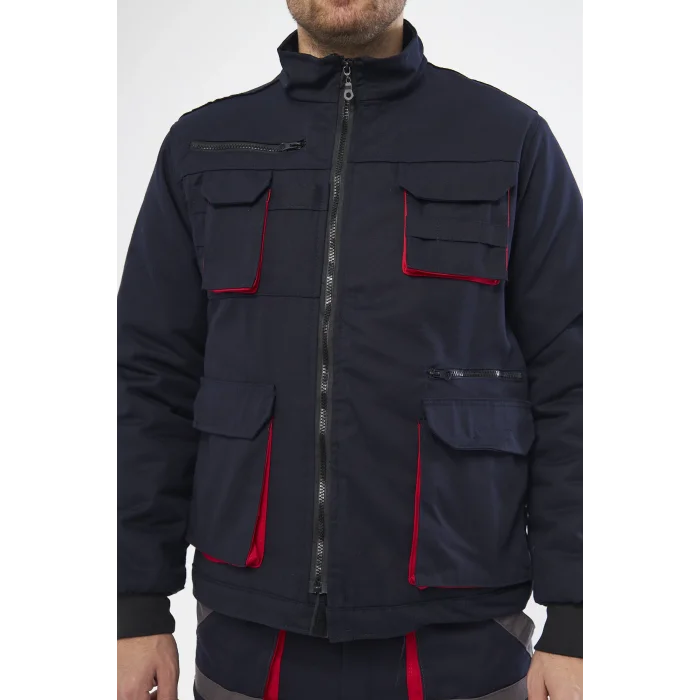 Orange Safety Lacivert Harman Karışımı Ceket