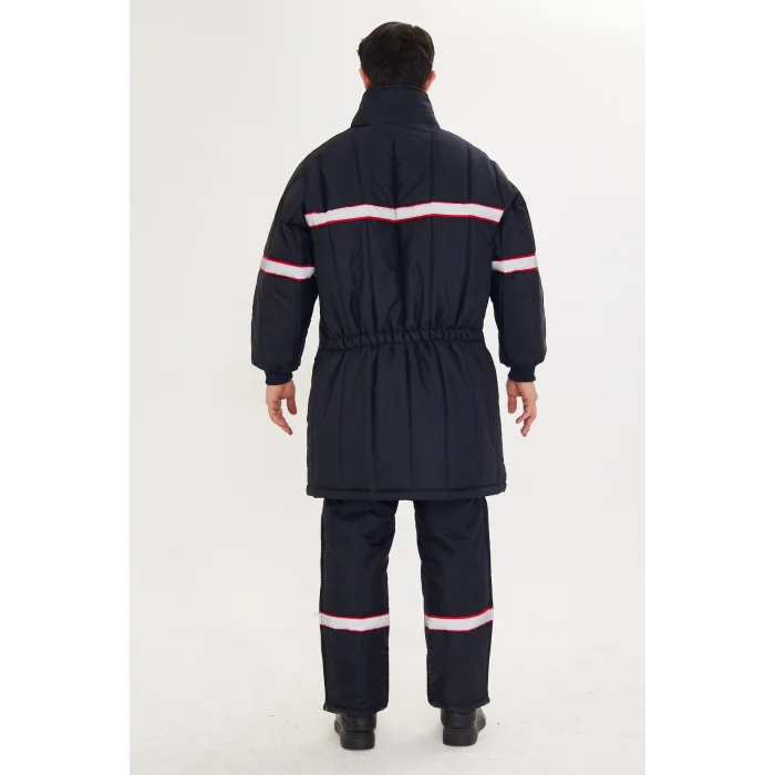 Orange Safety Şişme SHD Montu Reflektörlü Lacivert