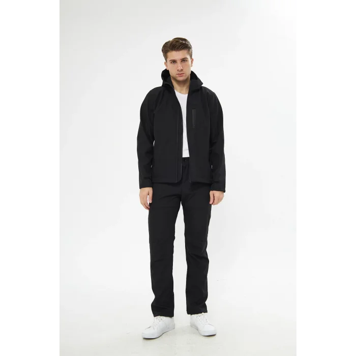 Orange Safety Softshell Siyah Mont Ceket