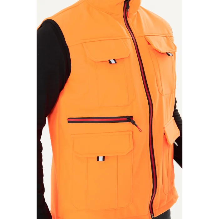Orange Safety Softshell Turuncu Yelek