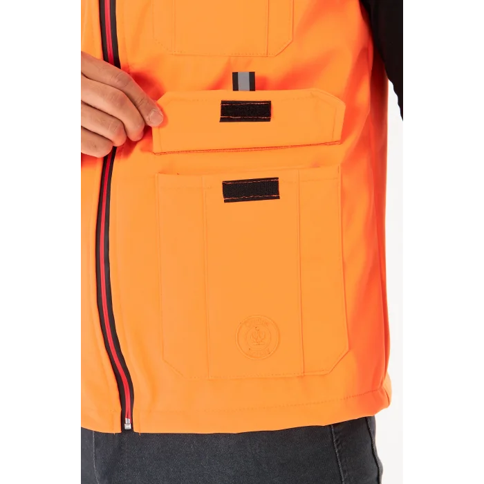 Orange Safety Softshell Turuncu Yelek