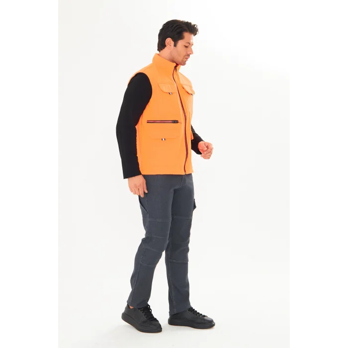 Orange Safety Softshell Turuncu Yelek