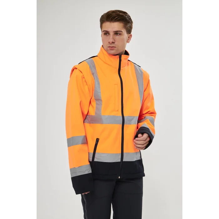 Orange Safety Turuncu Softshell Mont Reflektörlü