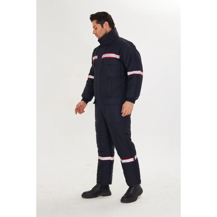 Orange SHD Şişme Soğuk Hava Tulumu Reflektörlü Lacivert