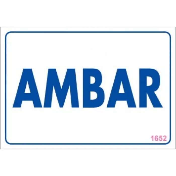 Pvc Levha Ambar 17,5*25 cm