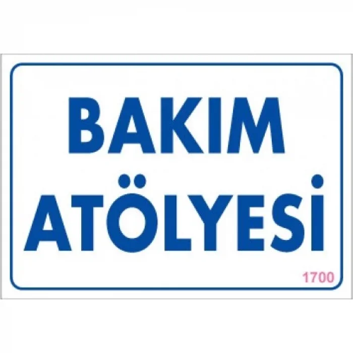 Pvc Levha Bakım Atölyesi 17,5*25 cm