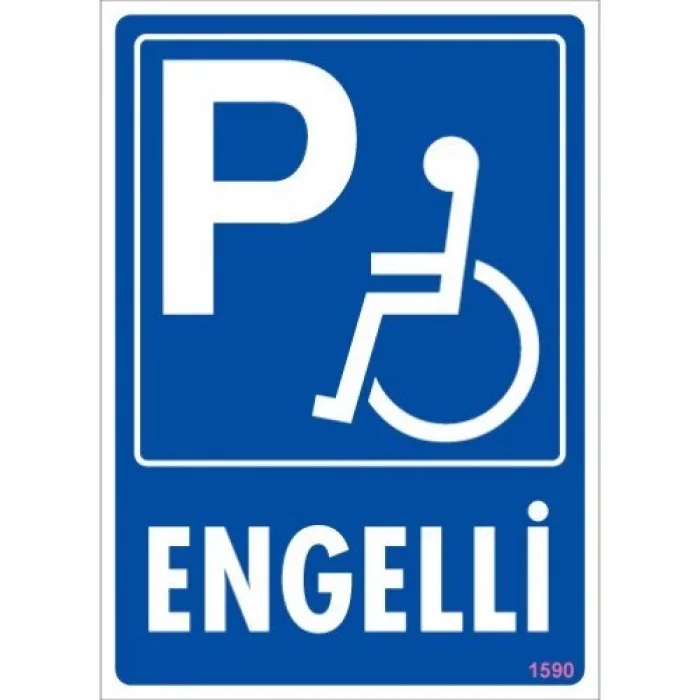 Pvc Levha Engelli 25*35 cm