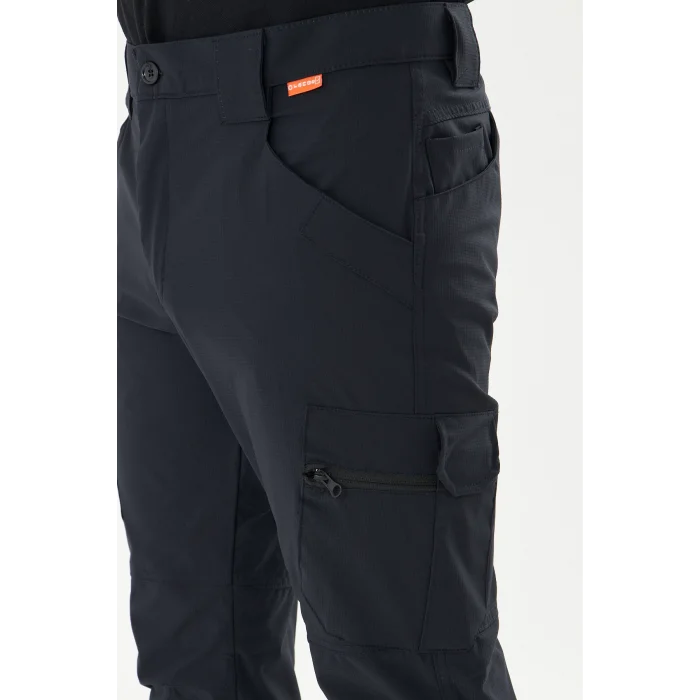 Orange Safety Rip Stop Likrali Atak Pantolon Lacivert