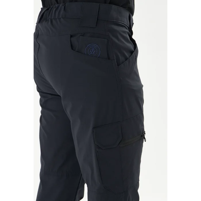 Orange Safety Rip Stop Likrali Atak Pantolon Lacivert