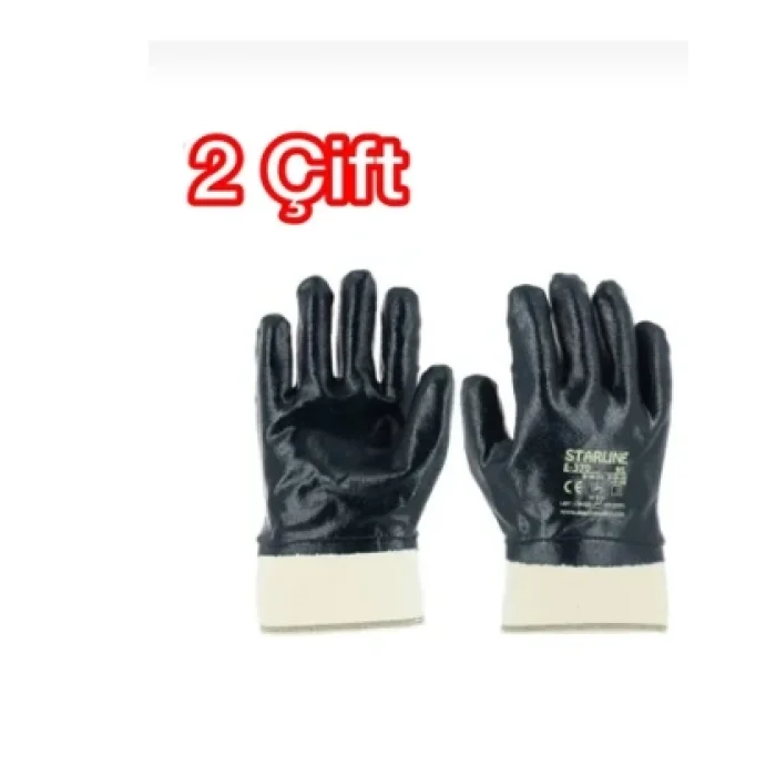 Starline E-370 Nitril Petrolcü Tip İş Eldiveni (2 Çift)