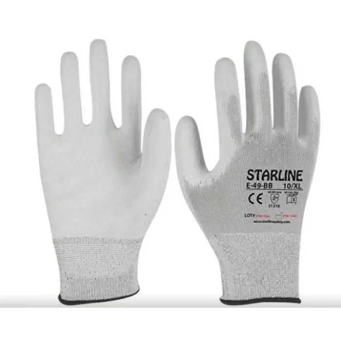 Starline E-49-BB PU (Poliüretan) Kaplı Hassas Montaj Eldiven 5 ÇİFT