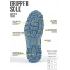 Mekap Gripper GPR-302 S1 Siyah Gri Fiberglass Burun İş Ayakkabısı