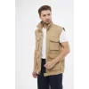 Çok Cepli Bej Yelek