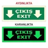 Fotolümen Çıkış Exit Levha