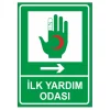 İlk Yardım Odası Levhası