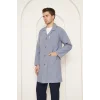 Mervem Erkek Gri İş Önlüğü Alpaka