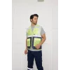 Orange Safety Gri-Lacivert Mühendis Tipi İkaz Yeleği