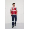 Orange Safety Kırmızı Mühendis Tipi İkaz Yeleği