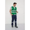 Orange Safety Koyu Yeşil İkaz Yeleği
