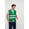 Orange Safety Koyu Yeşil İkaz Yeleği
