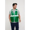 Orange Safety Koyu Yeşil Mühendis Tipi İkaz Yeleği