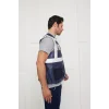 Orange Safety Lacivert Mühendis Tipi İkaz Yeleği