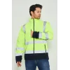 Orange Safety Sarı Softshell Mont Reflektörlü