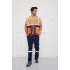 Orange Safety Turuncu-Lacivert Mühendis Tipi İkaz Yeleği