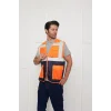 Orange Safety Turuncu-Lacivert Mühendis Tipi İkaz Yeleği