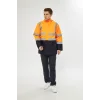 Orange Safety Turuncu Parka Oxford Reflektörlü