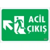 Pvc Levha Acil Çıkış 17,5*25 cm