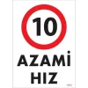 Pvc Levha Azami Hız 10 25*35 cm