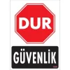Pvc Levha Dur Güvenlik 25*35 cm