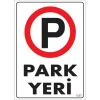 Pvc Levha Park Yeri 25*35 cm