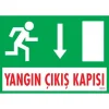 Pvc Levha Yangın Çıkış Kapısı 25X35 Cm