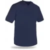 T-shirt V Yaka Kısakol %100 Pamuk Cepli Lacivert
