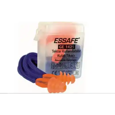 Essafe GE-1425 Kordonlu Kulak Tıkacı 5 Adet
