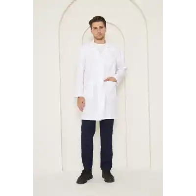 İş Önlüğü Alpaka Erkek Beyaz