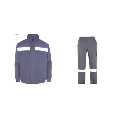 İş Takımı 7/7 (mont+pantolon) Reflektörlü %100 Pamuk Kapitoneli Kışlık