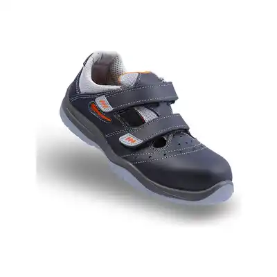 Mekap Bermuda Rmk-53 S1 Siyah Deri Çelik Burunlu Iş Ayakkabısı