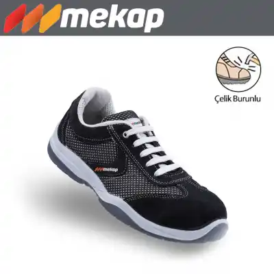 MEKAP RMK-43 SAVANA SİYAH SÜET / ÇELİK BURUNLU İŞ AYAKKABISI / S1