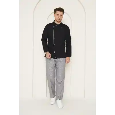 Mervem Siyah Aşçı Ceketi