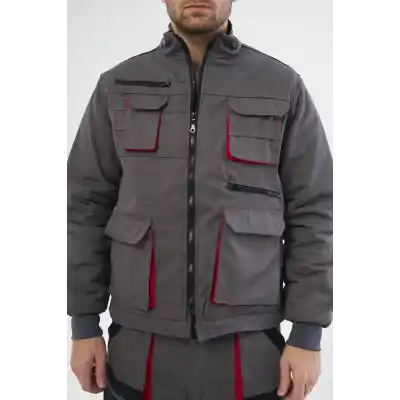 Orange Safety Gri Harman Karışımı Ceket