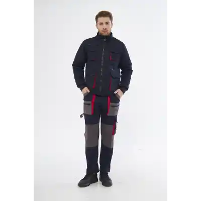 Orange Safety Lacivert Harman Karışımı Ceket Pantolon